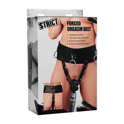 FORCED ORGASM WAND HOLDER CINTURÓN BDSM - NEGRO - 002