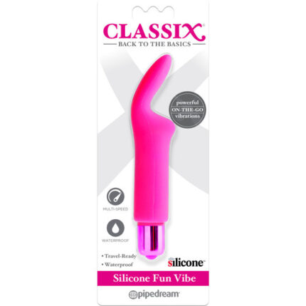 FUN VIBE VIBRADOR DE SILICONA - ROSA - 002