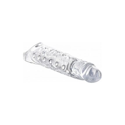 FUNDA EXTENSORA PARA EL PENE 7CM - TRANSPARENTE - 001