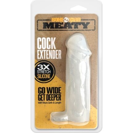 FUNDA EXTENSORA PARA PENE - TRANSPARENTE - 002
