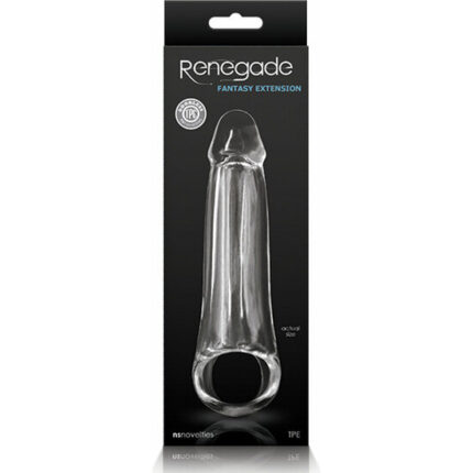 FUNDA PARA PENE TRANSPARENTE - RENEGADE FANTASY EXTENSION S - 002