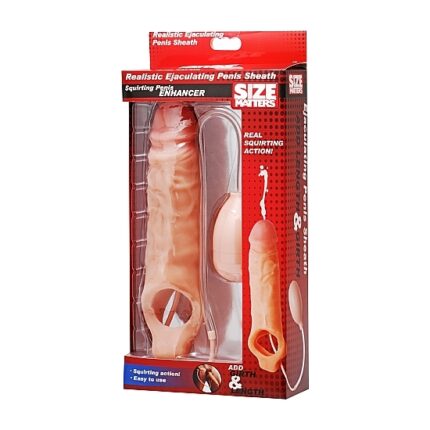 FUNDA PENE REALÍSTICA CON EYACULACIÓN - 002