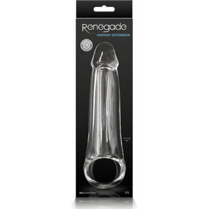 FUNDA PENE TRANSPARENTE - RENEGADE FANTASY EXTENSION M - 002