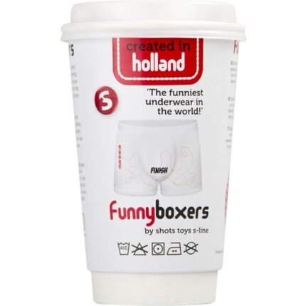 FUNNY BOXERS FINISH BLANCO - 002