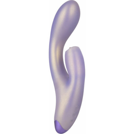 G-LOVE G-KISS - MASAJEADOR DOBLE ESTIMULACIÓN - MORADO - 001