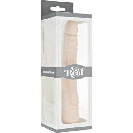 GET REAL CLASSIC SLIM VIBRADOR CARNE - 002