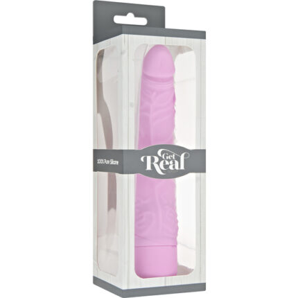 GET REAL CLASSIC SLIM VIBRADOR ROSA - 002
