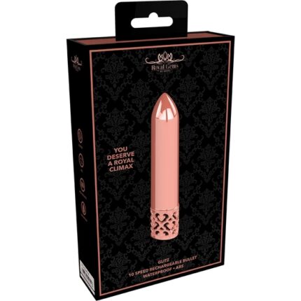 GLAMOUR - RECHARGEABLE ABS BULLET - ORO ROSADO - 002