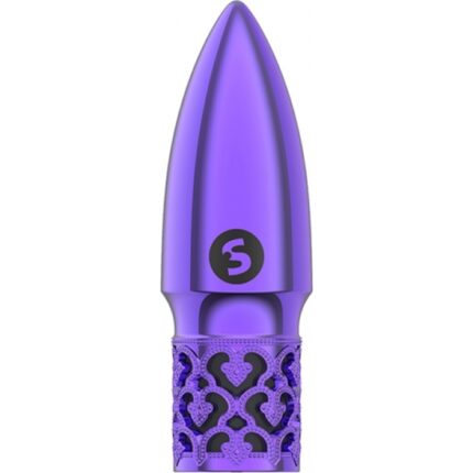 GLITTER - RECHARGEABLE ABS BULLET - MORADO - 001