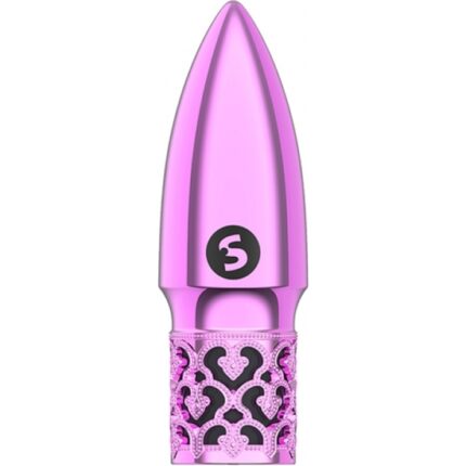 GLITTER - RECHARGEABLE ABS BULLET - ROSA - 001