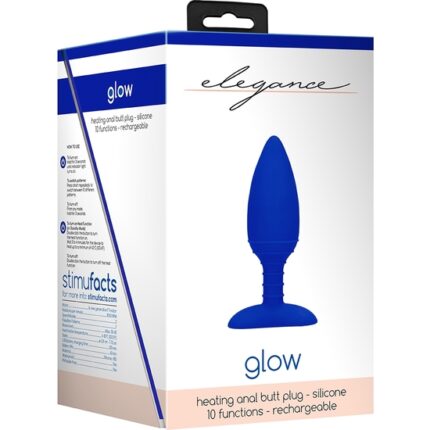 GLOW PLUG ANAL CON CALOR - AZUL - 002
