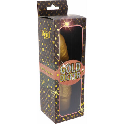 GOLD DICKER VIBRADOR STIM - 002