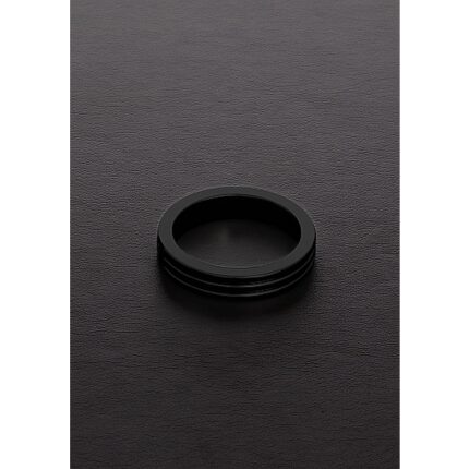GOLDEN BLACK RIBBED C-RING (10X40MM) - 002