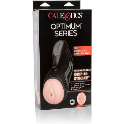 GRIP-N-STROKE MASTURBADOR VAGINA/ANO CON VIBRACIÓN - 002