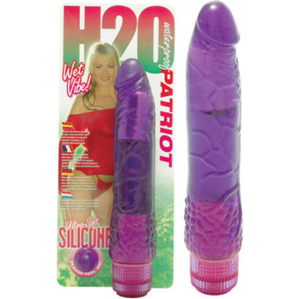 H20 VIBRADOR IMPERMEABLE PATRIOT MORADO - 001
