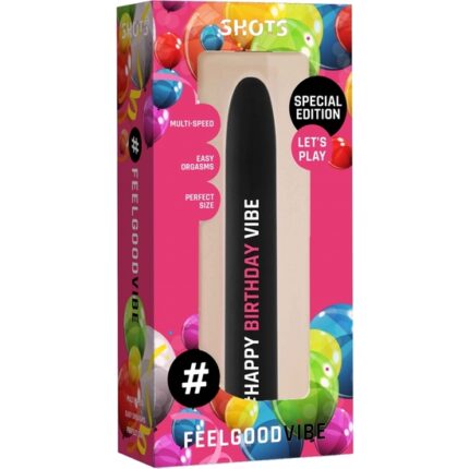 #HAPPY BIRTHDAY VIBE - VIBRADOR NEGRO - 002