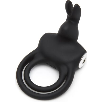 HAPPY RABBIT ANILLO VIBRADOR - NEGRO - 001