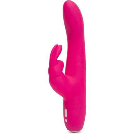 HAPPY RABBIT SLIMLINE CURVE - VIBRADOR RAMPANTE ROSA - 001