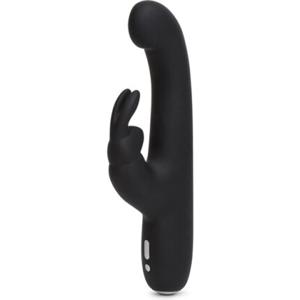 HAPPY RABBIT SLIMLINE G-SPOT - VIBRADOR RAMPANTE NEGRO - 001