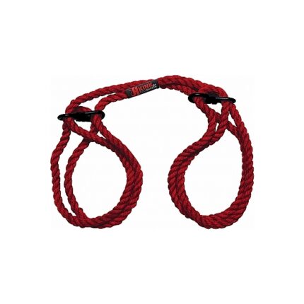 HOGTIED - BIND & TIE - ATADURAS DE CUERDA PARA MUÑECAS Y TOBILLOS - ROJO - 001