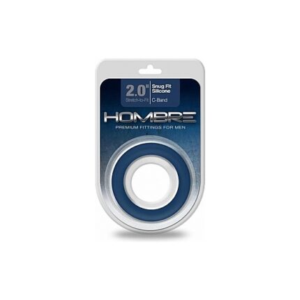HOMBRE SNUG-FIT ANILLO SILICONA - AZUL - 002