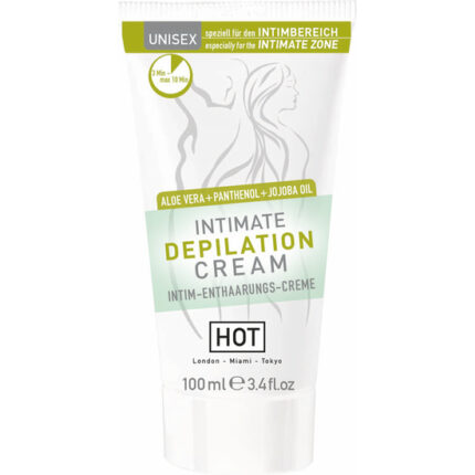 HOT INTIMATE CREMA DEPILATORIA 100ML - 001