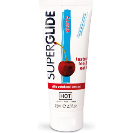 HOT SUPERGLIDE LUBRICANTE COMESTIBLE CEREZA - 001