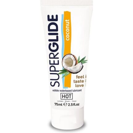 HOT SUPERGLIDE LUBRICANTE COMESTIBLE COCO - 001