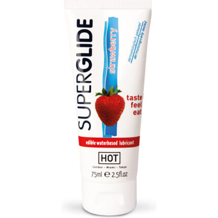 HOT SUPERGLIDE LUBRICANTE COMESTIBLE FRESA - 001