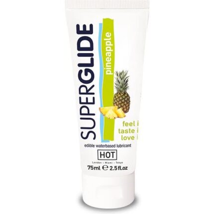 HOT SUPERGLIDE LUBRICANTE COMESTIBLE PIÑA - 001