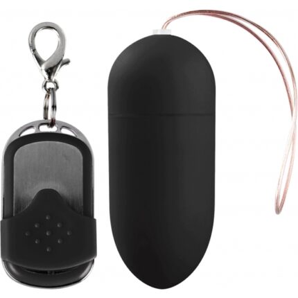 HUEVO VIBRADOR 10 VELOCIDADES CONTROL REMOTO NEGRO GRANDE - 001