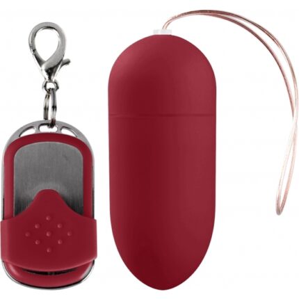 HUEVO VIBRADOR 10 VELOCIDADES CONTROL REMOTO ROJO GRANDE - 001