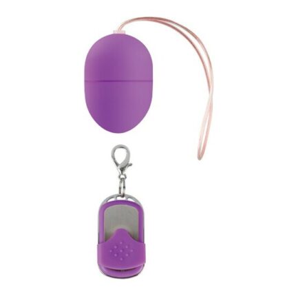 HUEVO VIBRADOR 10 VELOCIDADES CONTROL REMOTO VIOLETA PEQUEÑO - 001