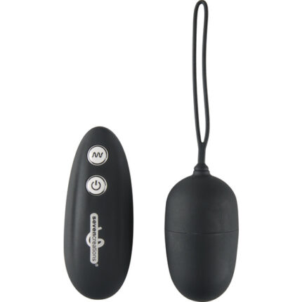 HUEVO VIBRADOR CON CONTROL REMOTO - NEGRO - 001
