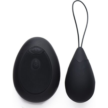 HUEVO VIBRADOR DE SILICONA 10X - NEGRO - 001