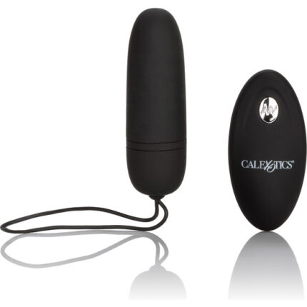 HUEVO VIBRADOR DE SILICONA CON MANDO NEGRO - 001