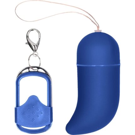 HUEVO VIBRADOR INALÁMBRICO PUNTO G - GRANDE - AZUL - 001