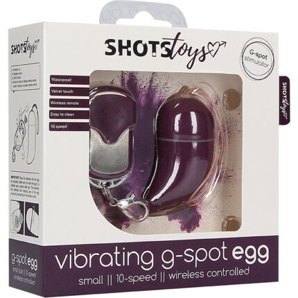 HUEVO VIBRADOR PUNTO-G INALAMBRICO PEQUEÑO LILA - 002