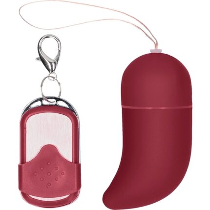 HUEVO VIBRADOR PUNTO G INALÁMBRICO - PEQUEÑO - ROJO - 001