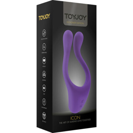 ICON ESTIMULADOR PARA PAREJAS MORADO - 002