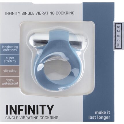 INFINITY - ANILLO VIBRADOR AZUL - 002