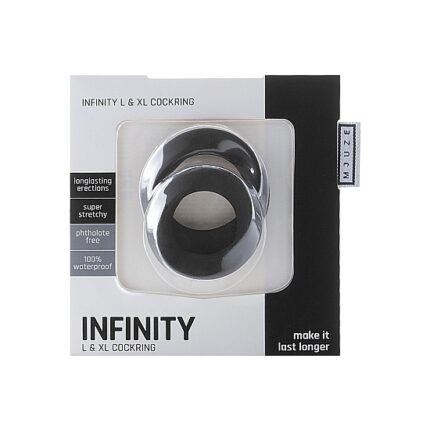 INFINITY - ANILLOS L Y XL - NEGRO - 002