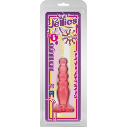 INICIACIÓN DILDO DE GELATINA ROSA - 002
