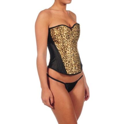 INTIMAX CORPIÑO LEOPARD DORADO - 001