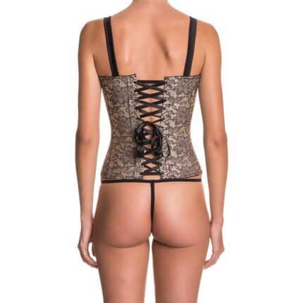 INTIMAX CORSET ÁVALON CARNE - 002