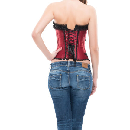 INTIMAX - CORSET BARBARA GRANATE - 002