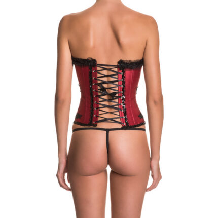 INTIMAX - CORSET BARBARA GRANATE - 002