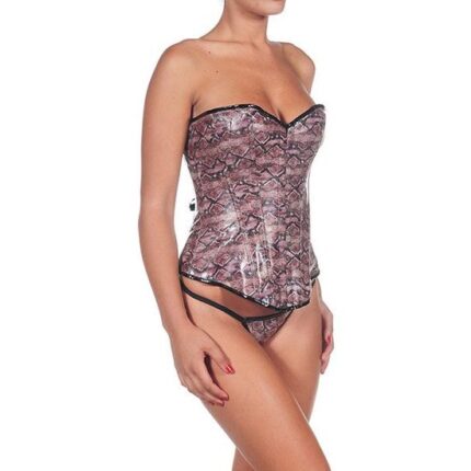 INTIMAX CORSET COCODRILO MORADO - 001