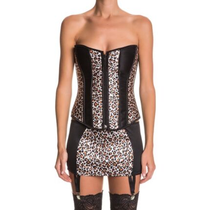 INTIMAX - CORSET DAIGAN LEOPARDO - 001