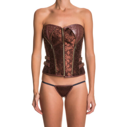 INTIMAX - CORSET DULCIE MARRON - 001